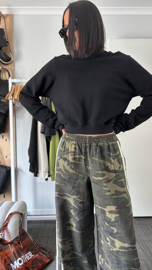 PRE-LOVED // SGC Crop Sweater BLACK