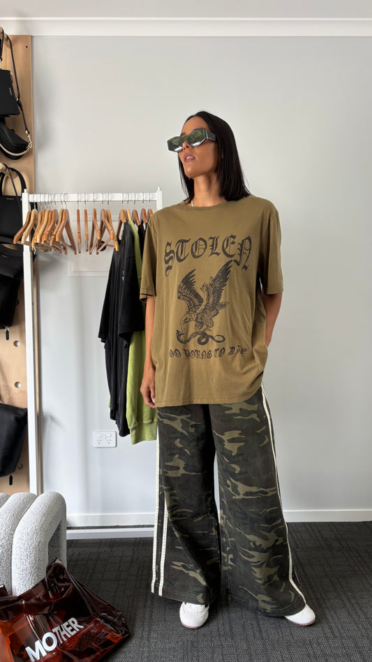 PRE-LOVED // SGC Eagle Tee DIRTY KHAKI