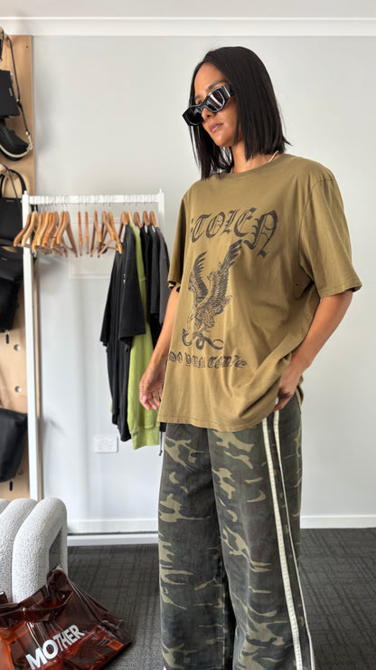 PRE-LOVED // SGC Eagle Tee DIRTY KHAKI