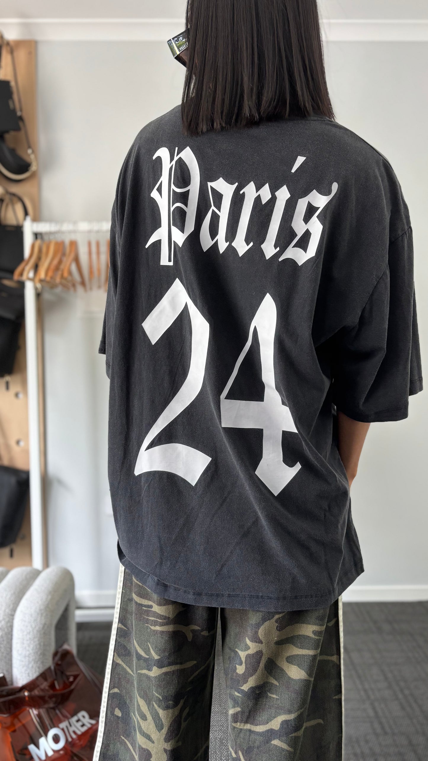 PRE-LOVED // SGC Paris 24 Tee WASHED BLACK