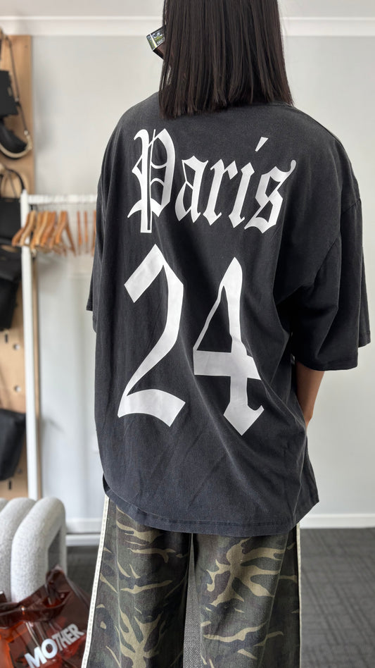 PRE-LOVED // SGC Paris 24 Tee WASHED BLACK