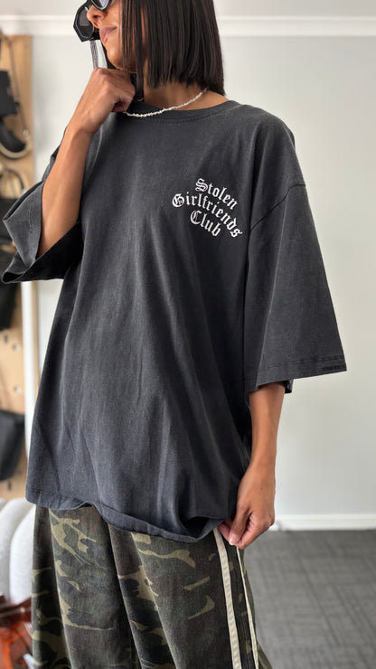 PRE-LOVED // SGC Paris 24 Tee WASHED BLACK