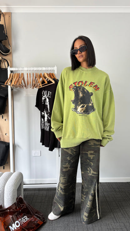PRE-LOVED // SGC Young Blood Crew AVOCADO