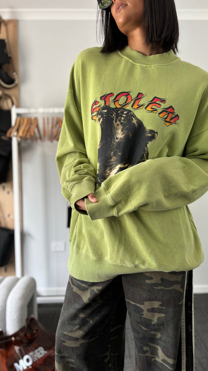 PRE-LOVED // SGC Young Blood Crew AVOCADO