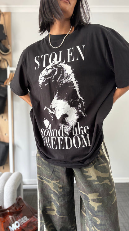 PRE-LOVED // SGC Free Rein Tee BLACK