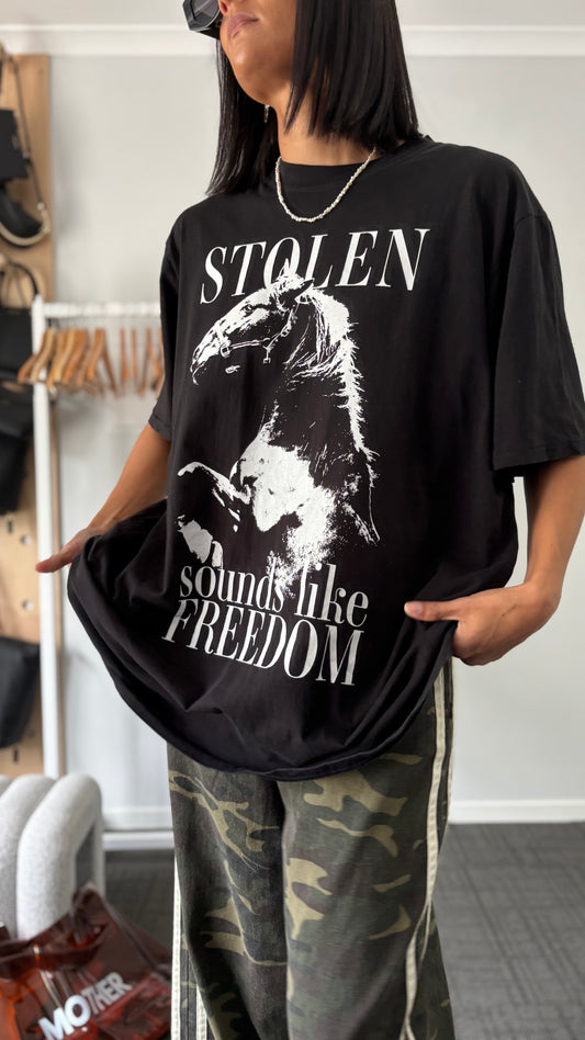 PRE-LOVED // SGC Free Rein Tee BLACK