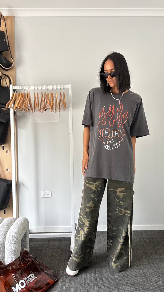 PRE-LOVED // KSUBI Skull Tee XLARGE