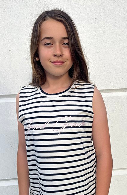 GOOD GOODS // Issy Tank NAVY STRIPE