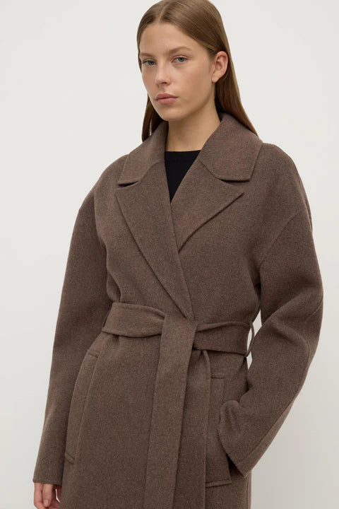 ASSEMBLY LABEL // Ivy Wool Coat COCOA MARLE