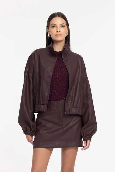 BLAK // Ignite Bomber BURGUNDY