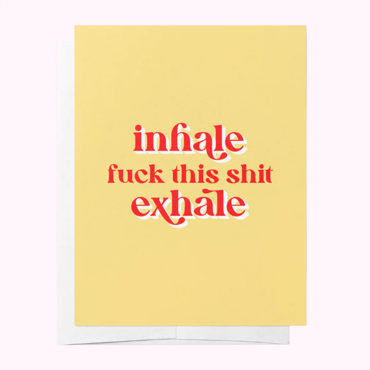 BAD ON PAPER // Inhale, Exhale GIFT CARD