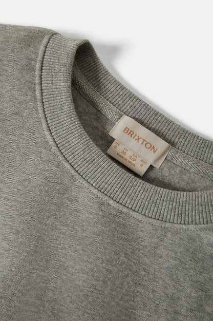 BRIXTON // Inwood OS Fleece HEATHER GREY