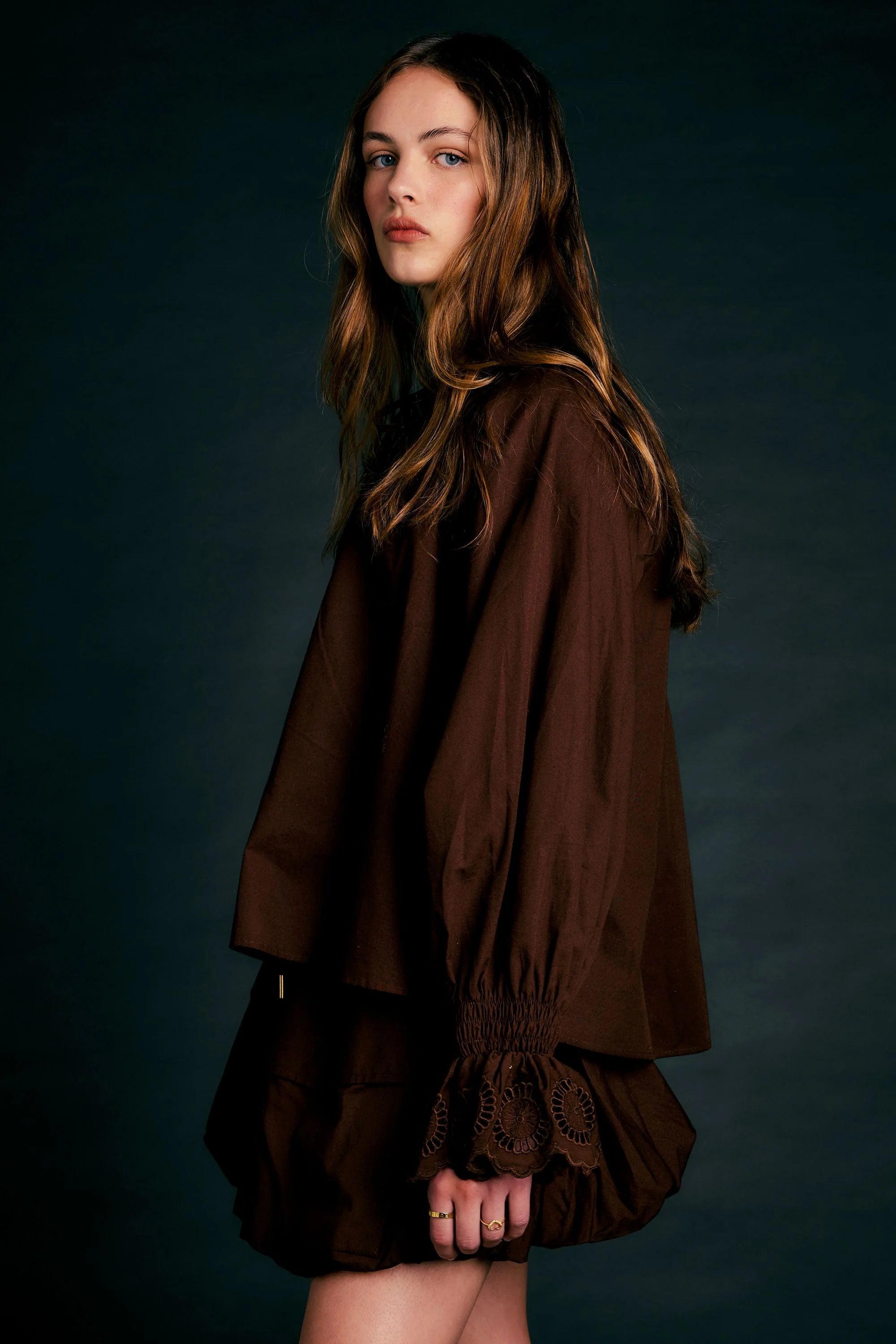 Ivy Blouse CHOCOLATE