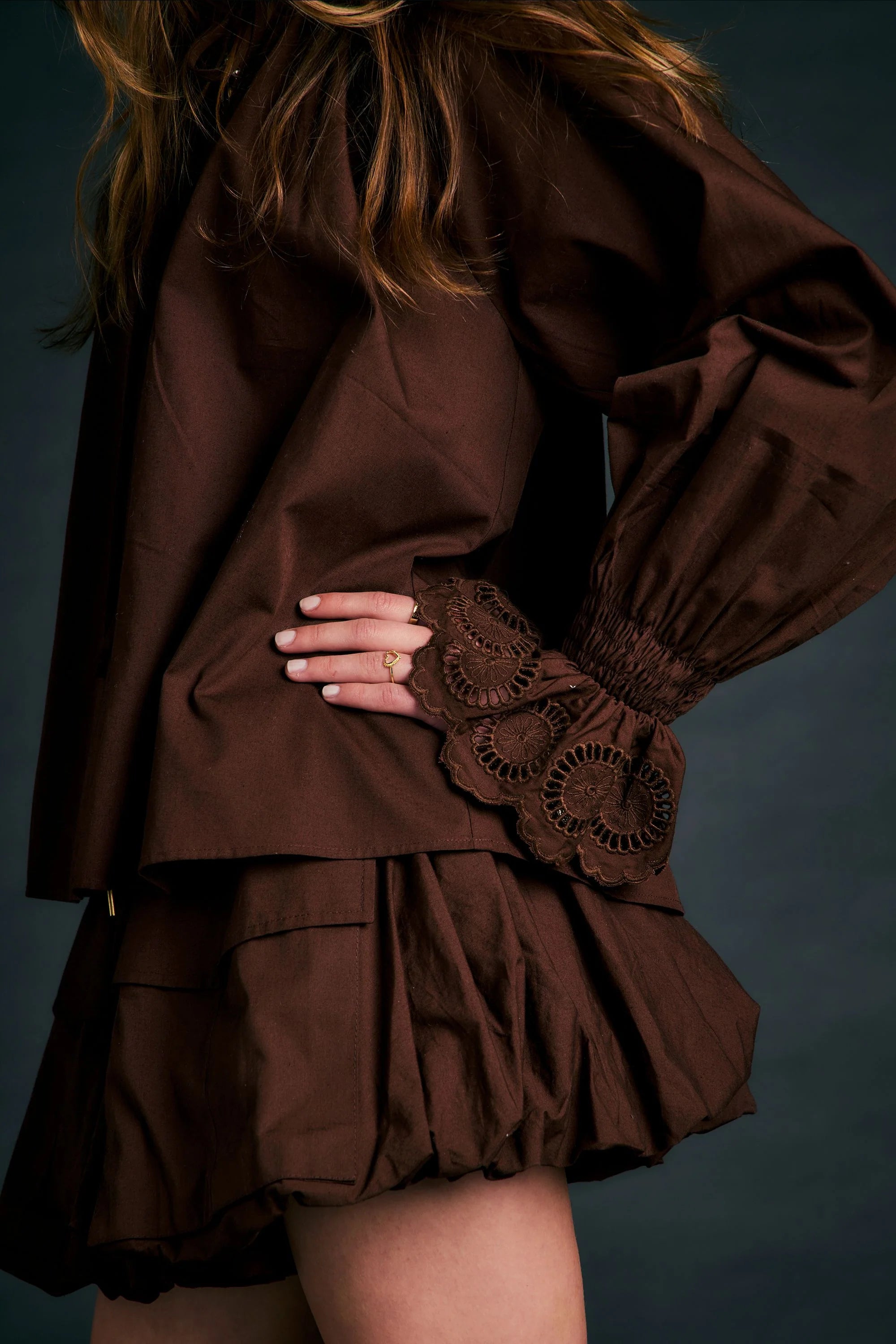 Ivy Blouse CHOCOLATE