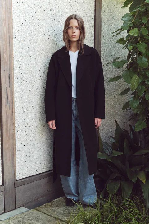 ASSEMBLY LABEL // Ivy Wool Coat BLACK