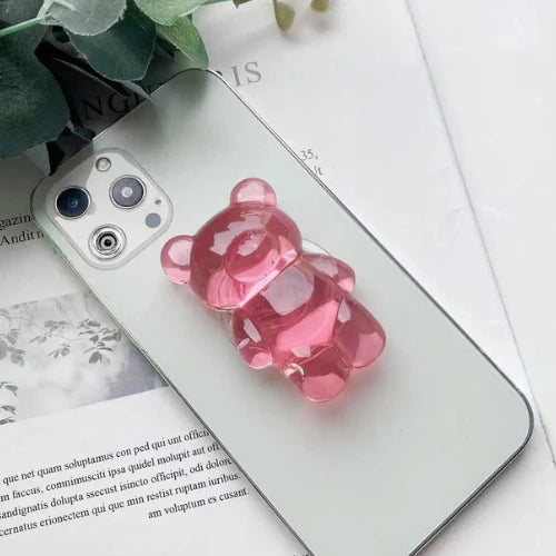 STICKY BESTIE // Popsocket Jelly Bear PINK