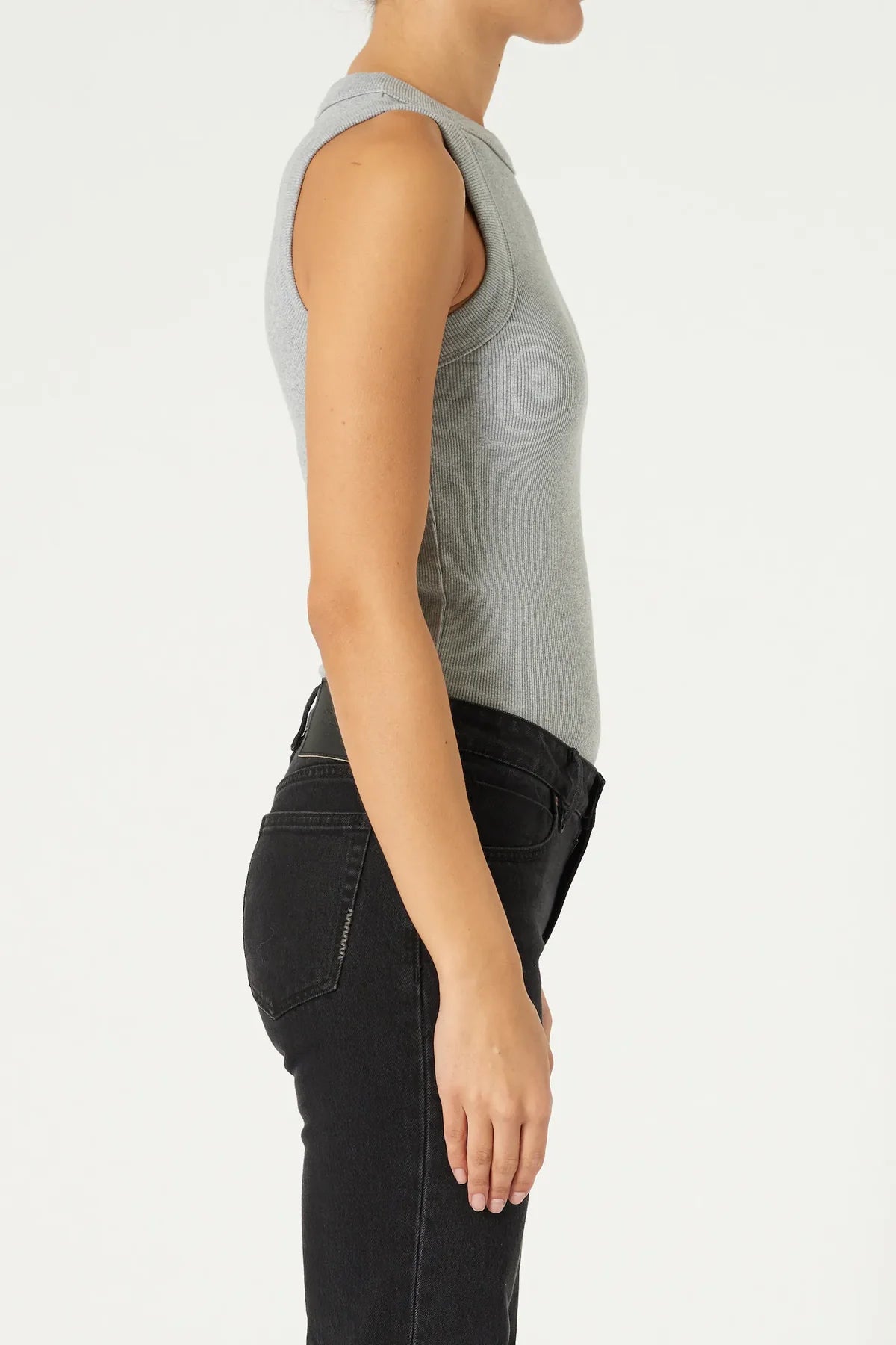 NEUW // Jonesy Singlet GREY MARLE