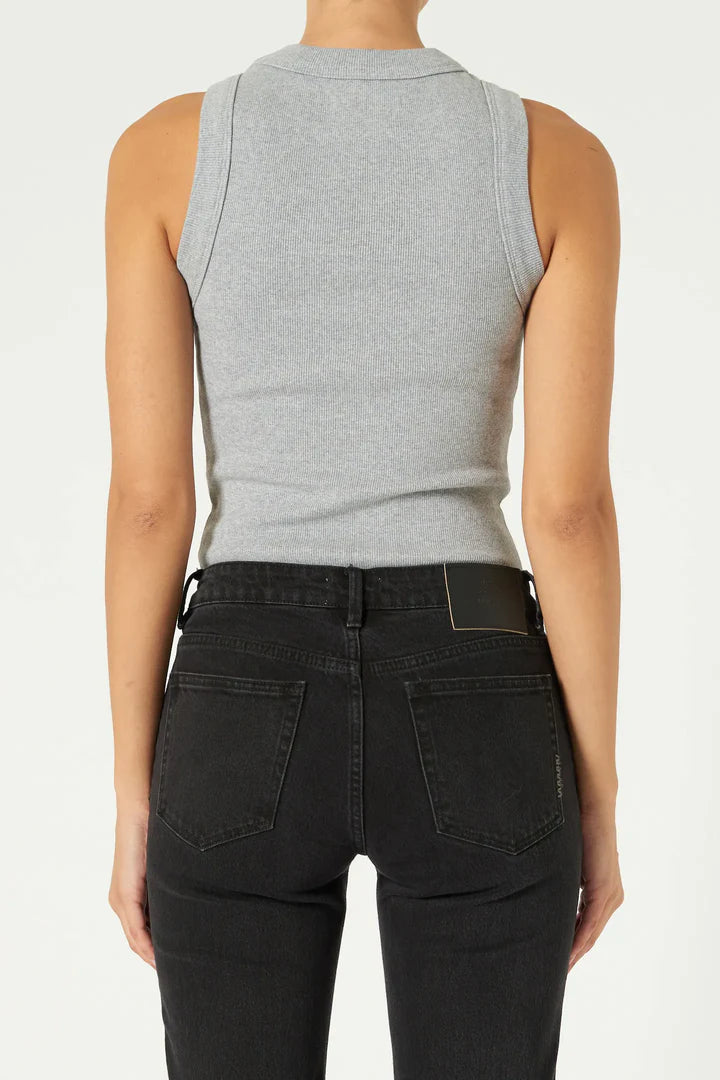 NEUW // Jonesy Singlet GREY MARLE