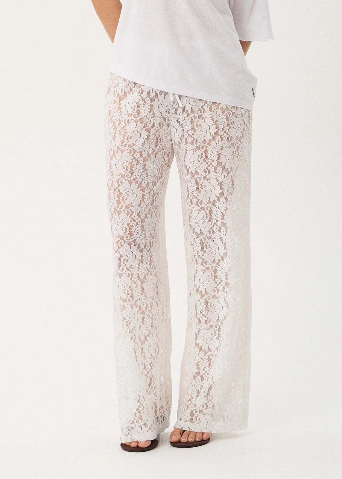 Jones Lace Pants WHITE