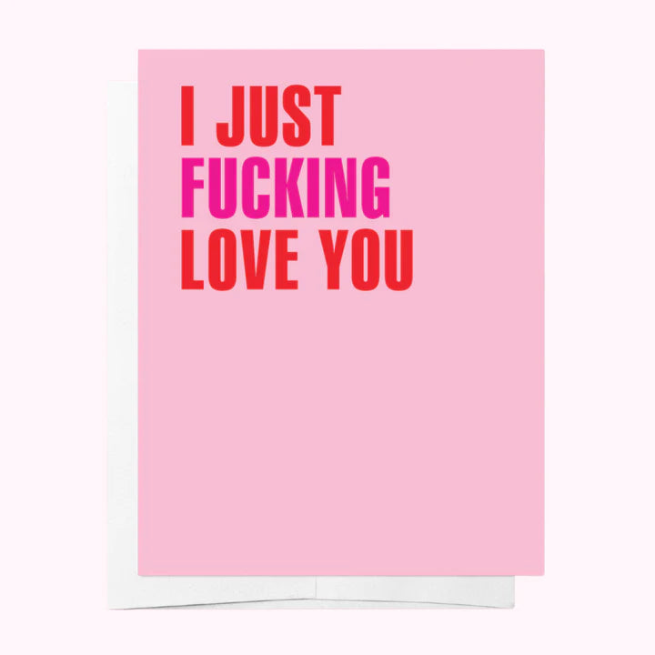 BAD ON PAPER // I Just F*cking Love You GIFT CARD