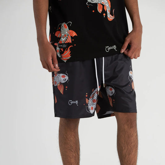 CRATE // Koi Fish Swim Shorts BLACK