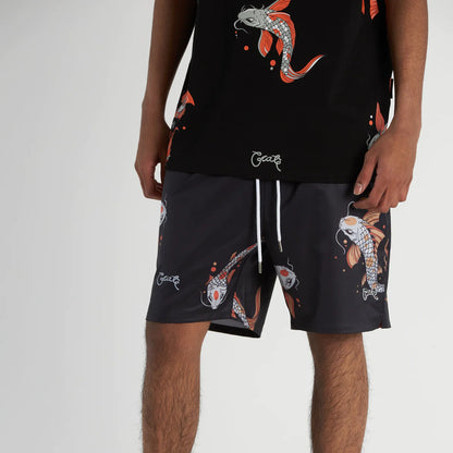 CRATE // Koi Fish Swim Shorts BLACK