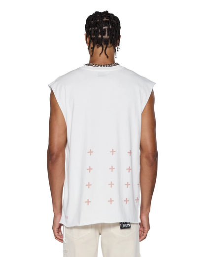 KSUBI // Paradiso Cut Off Tee VINTAGE WHITE