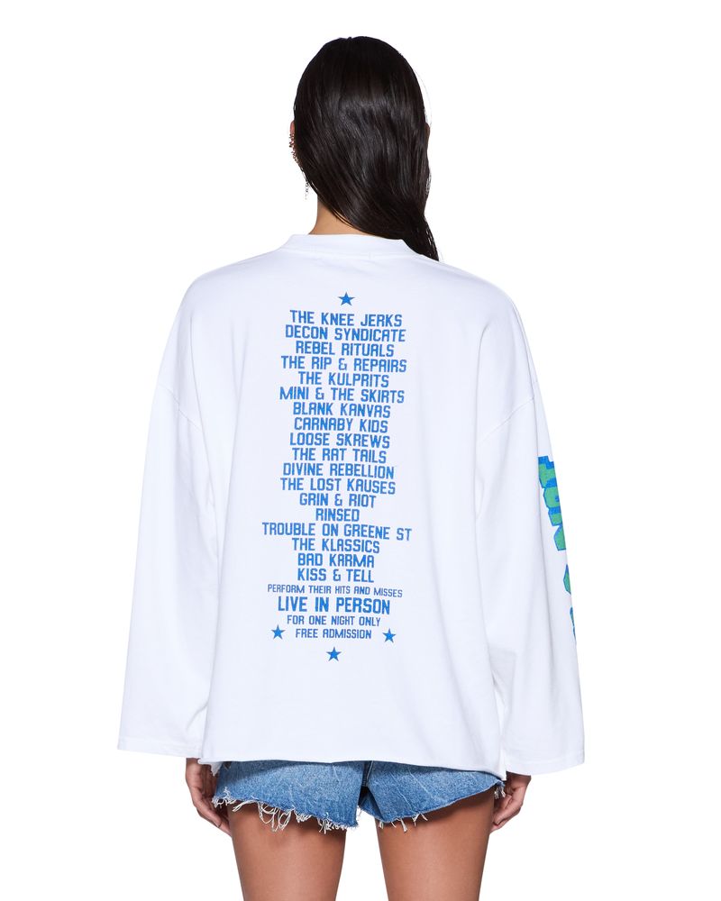 KSUBI // KStuio Boyfriend LS Tee WHITE