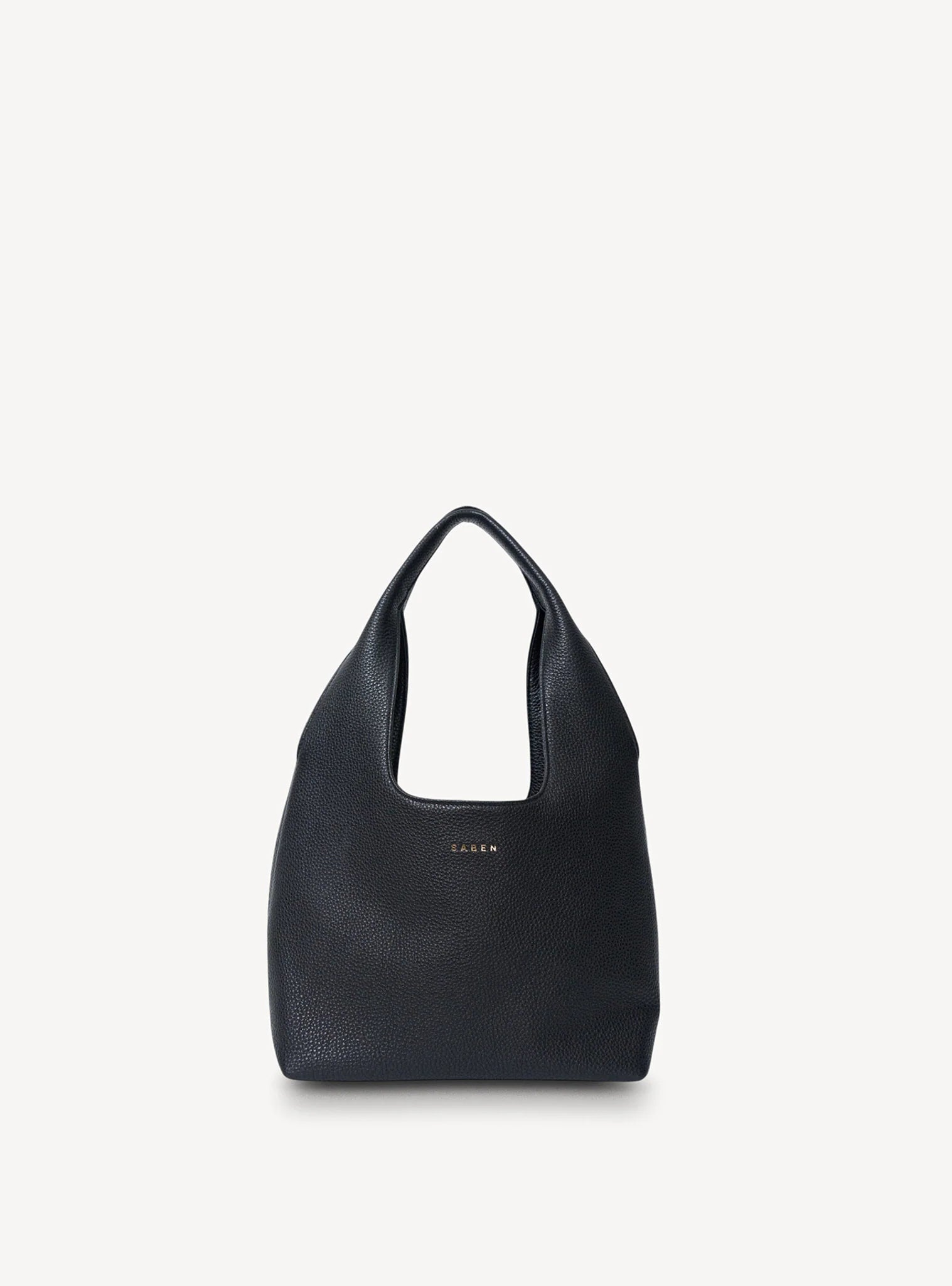 SABEN // Kiki Shoulder Bag BLACK LIGHTLY MILLED