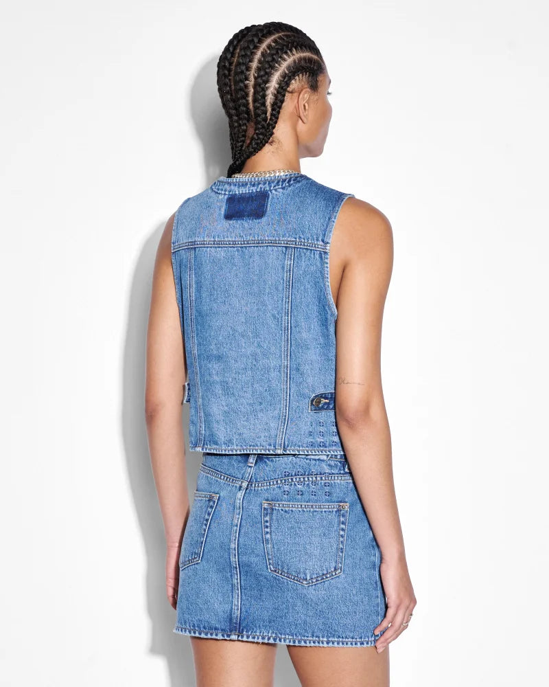 KSUBI // Vagabond Waistcoat Heritage DENIM