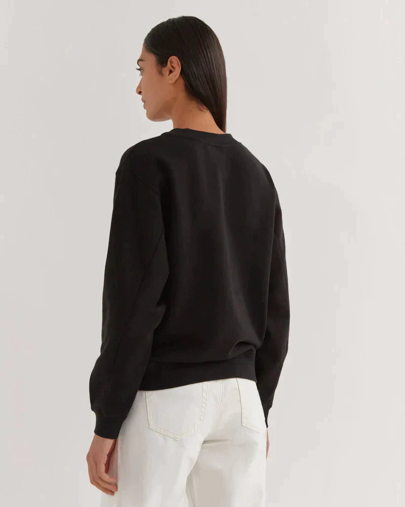 ASSEMBLY LABEL // Logo Fleece TRUE BLACK