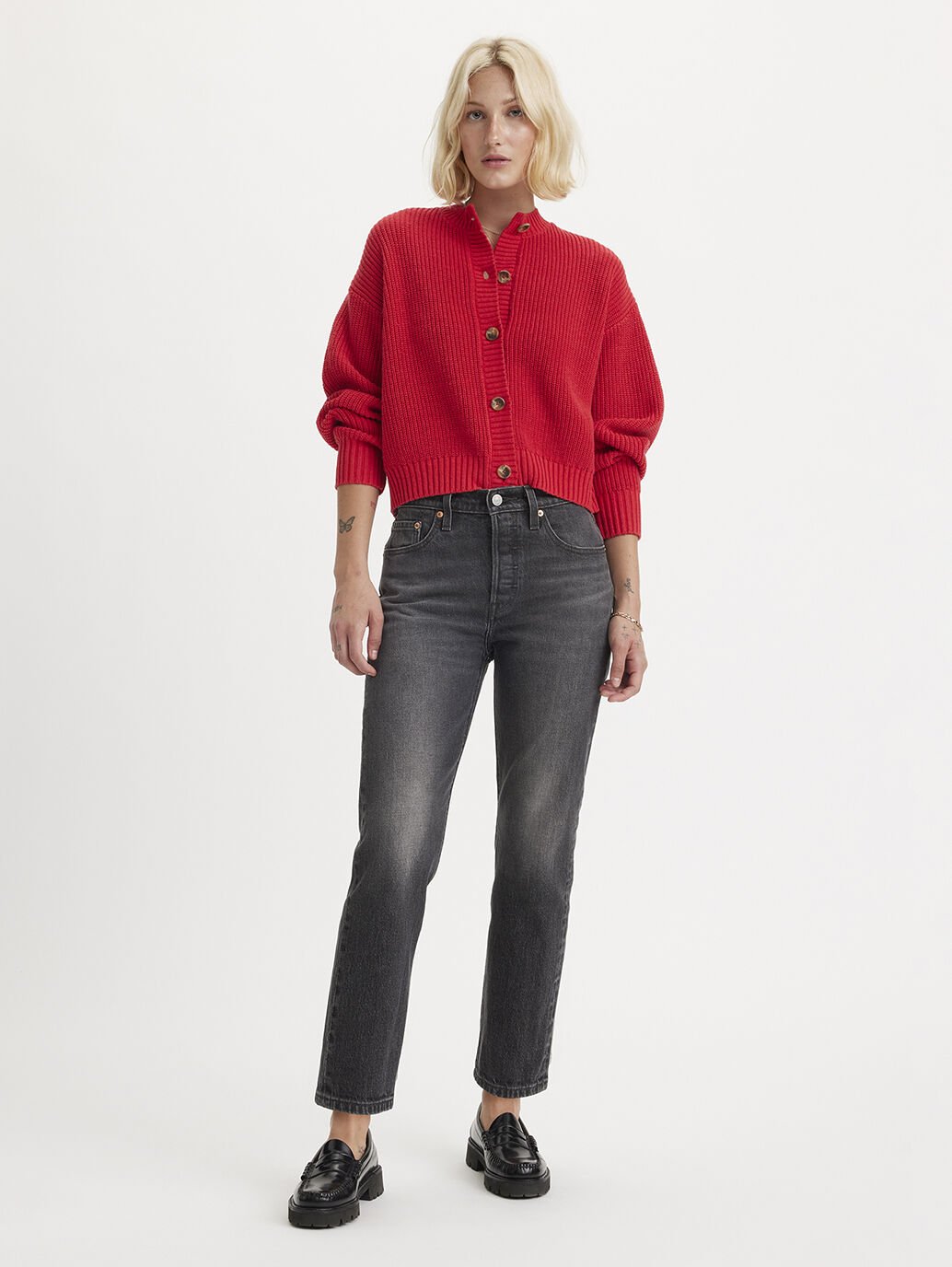 LEVIS // 501 Crop Jeans LONG LIVE THE QUEEN