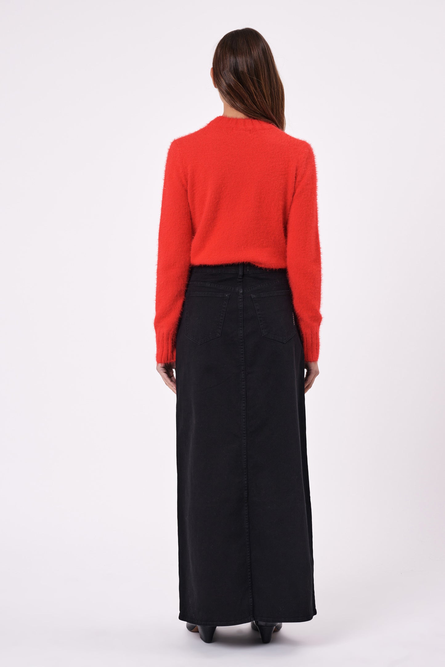 NEUW // Darcy Maxi Skirt Luxe JET BLACK