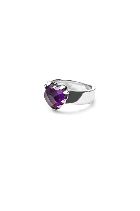 STOLEN GIRLFRIENDS CLUB // Love Claw Ring AMETHYST