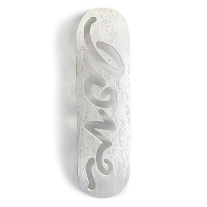 BLACKLIST // Love Cutout Skateboard WHITE
