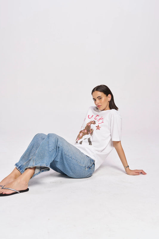 MAKU // Lucky Oversized WHITE
