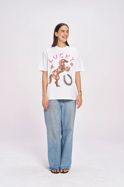 MAKU // Lucky Oversized WHITE