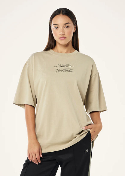 P.E NATION // Lamont Tee WASHED BISCUIT