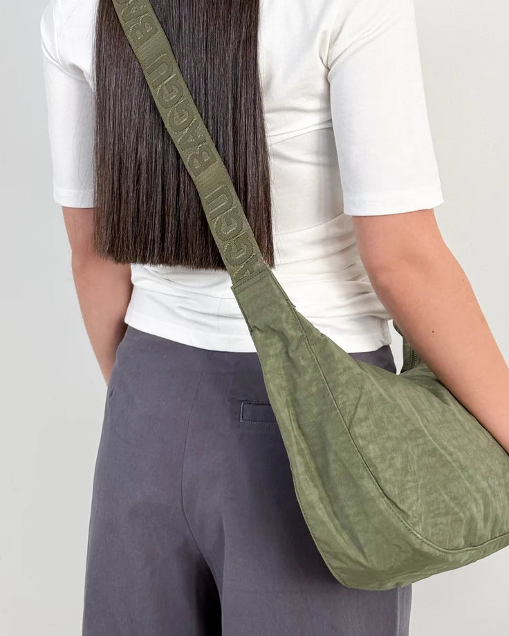 LARGE Nylon Crescent Bag CAPER