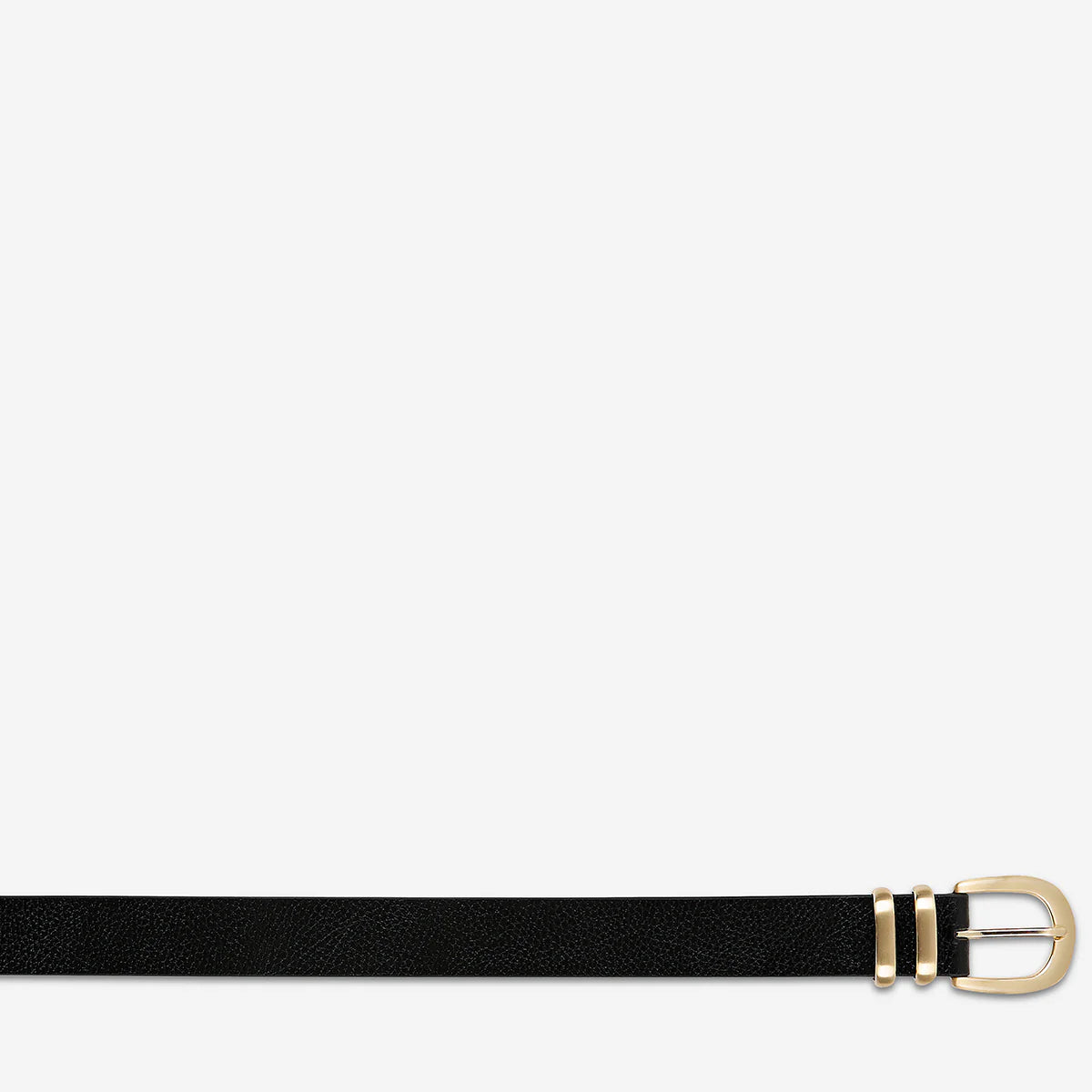 STATUS ANXIETY // Let It Be Belt BLACK/GOLD