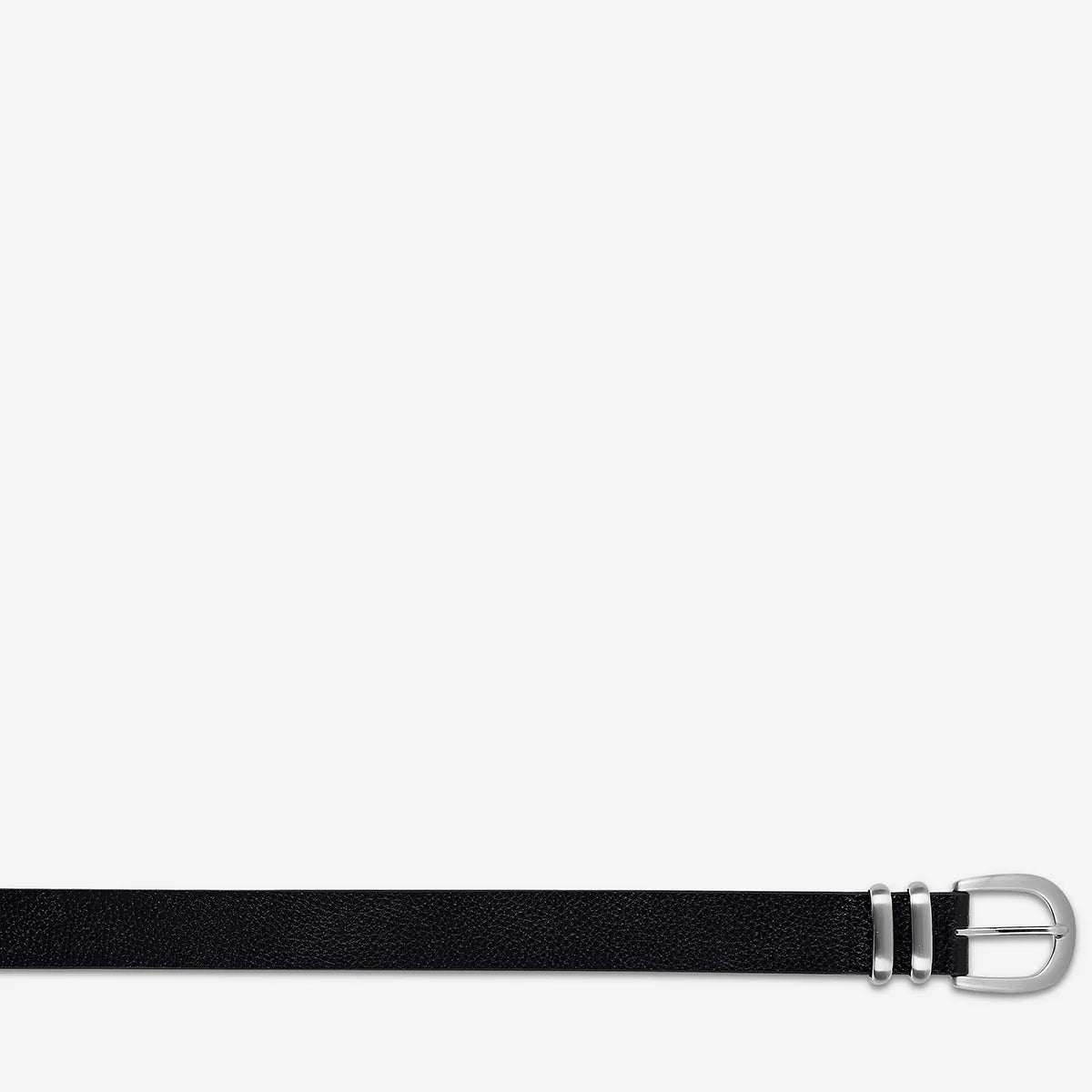 STATUS ANXIETY // Let It Be Belt BLACK/SILVER