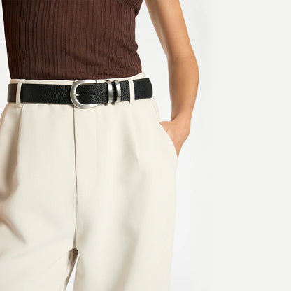 STATUS ANXIETY // Let It Be Belt BLACK/SILVER