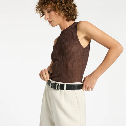 STATUS ANXIETY // Let It Be Belt BLACK/SILVER