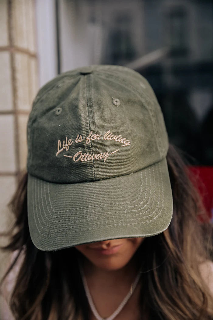 OTTWAY // Living Cap WASHED GREEN
