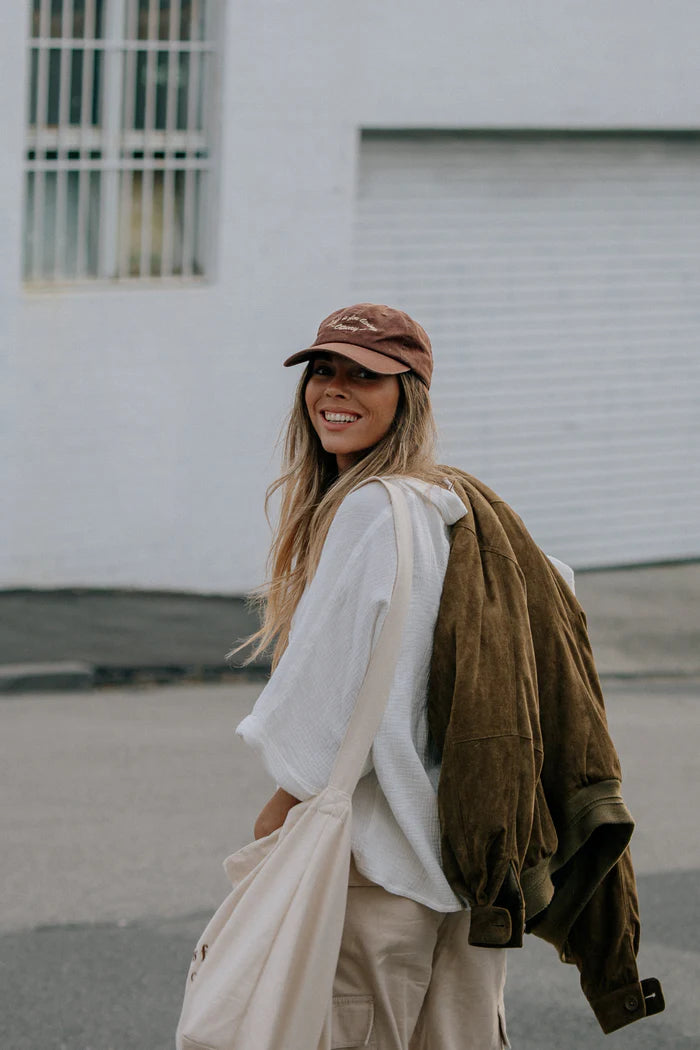 OTTWAY // Living Cap WASHED BROWN