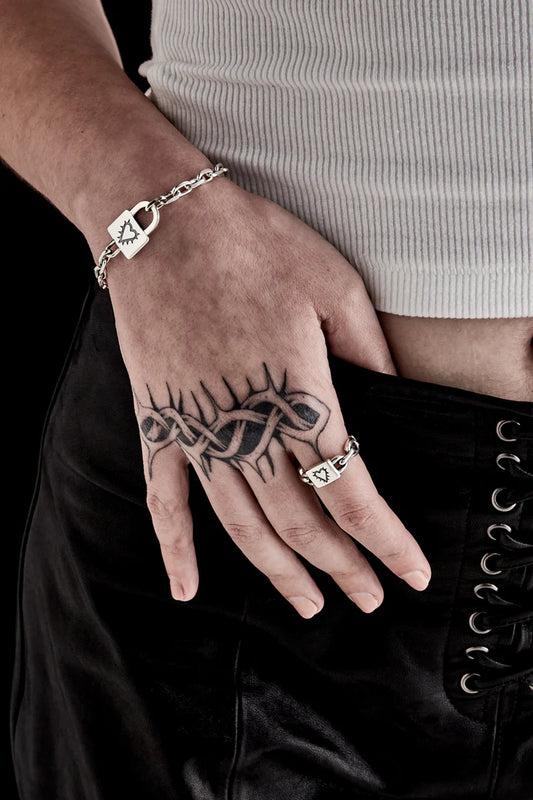 PRE-LOVED // SGC Locked Heart Bracelet