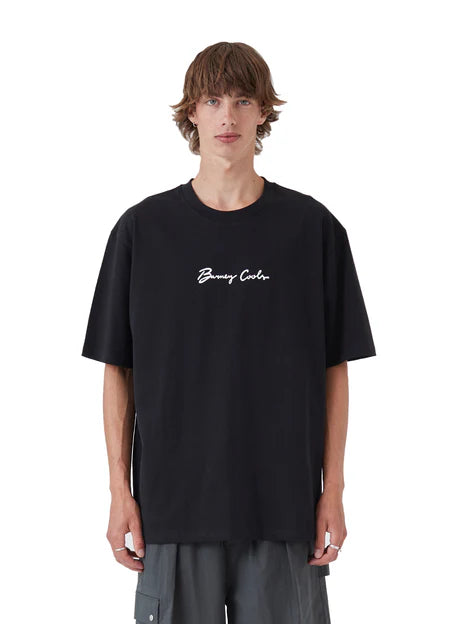 BARNEY COOLS // Logo Tee BLACK