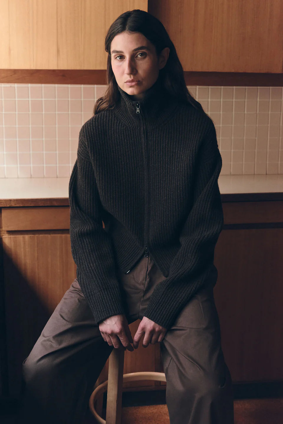 ASSEMBLY LABEL // Lola Barrel Pant GANACHE