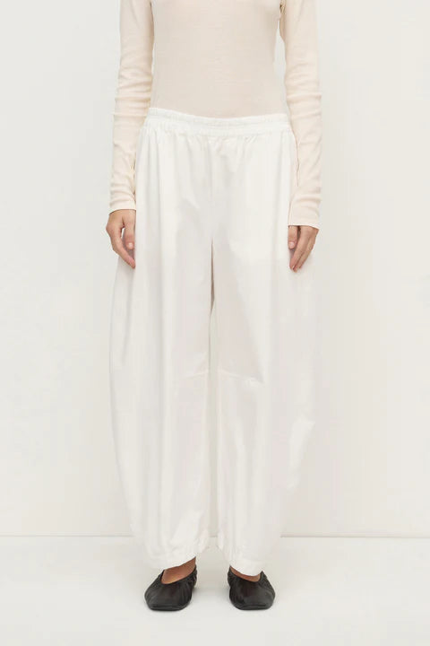 Lola Barrel Pant WHITE