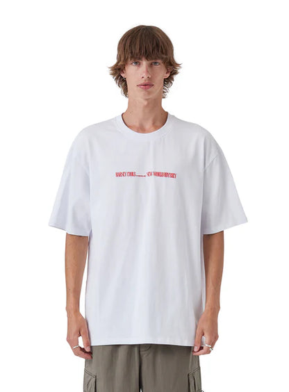 BARNEY COOLS // Loop Tee WHITE